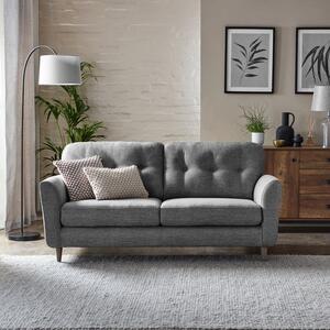 Return - Sven Tonal Weave 3 Seater Sofa, Grey