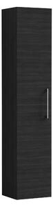 Arno Tall Storage Unit Charcoal Woodgrain