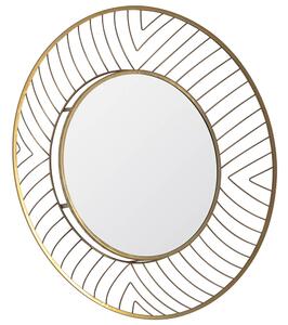 Dunwich Medium Round Wall Mirror - Gold