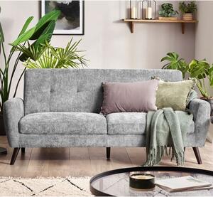 Macia Mobus Fabric 3 Seater Sofa In In Dove Grey