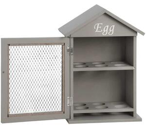 Grey Wooden Eggs Kitchen Cabinet