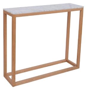 Harlow Marble Top Oak Console Table