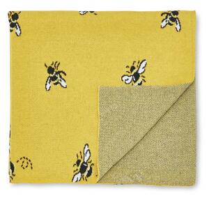 Cath Kidston - Honey Bee Throw 125cm x 150cm Yellow