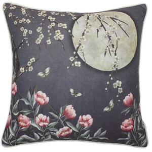The Chateau by Angel Strawbridge Moonlight Filled Cushion Midnight Blue