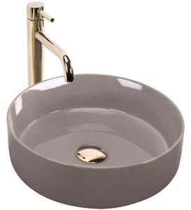 Countertop washbasin Rea Sami Beige Shiny
