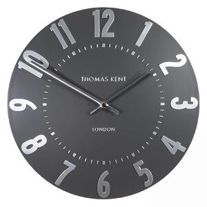 Thomas Kent 30cm Mulberry Wall Clock - Graphite Silver
