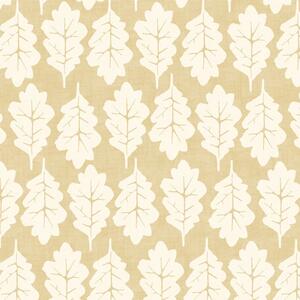 ILiv Oak Leaf Fabric Ochre