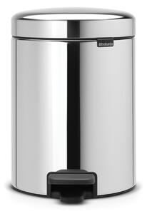 Brabantia NewIcon Pedal Bin Brilliant Steel, 5L