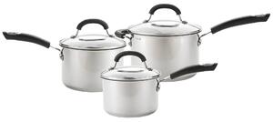 Circulon Total Stainless Steel 3 piece Set Silver
