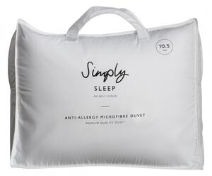 Simply Sleep Anti Allergy Microfibre 10.5 Tog Duvet - Single