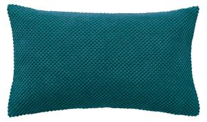 Chenille Spot Rectangular Cushion Blue