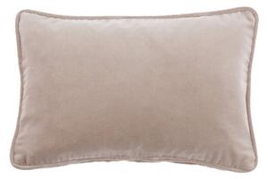 Clara Cotton Velvet Rectangle Cushion Natural