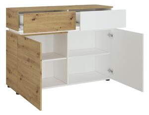 Luci 2 Doors and 2 Drawers Cabinet in Oak
