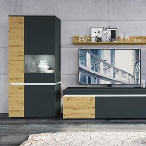 Luci Modern 1 Door and 2 Drawer Wide TV Unit