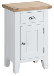 Terranostra Oak Small Cupboard - Old White
