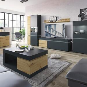 Luci Modern 1 Door and 2 Drawer Wide TV Unit