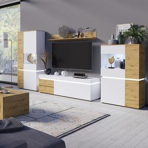 Luci 1 Door and 2 Drawer Wide TV Unit