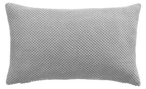 Chenille Spot Rectangular Cushion Grey