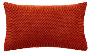 Chenille Spot Rectangular Cushion Terracotta