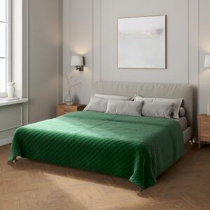 Velvet diamond quilted throw