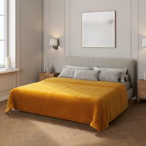 Velvet diamond quilted throw