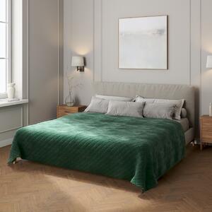 Velvet diamond quilted throw