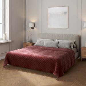 Velvet diamond quilted throw