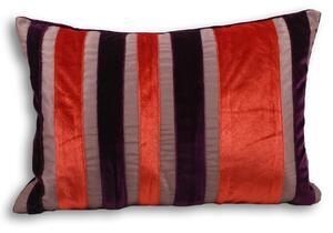 Carnival Stripe Cushion Paprika/Purple
