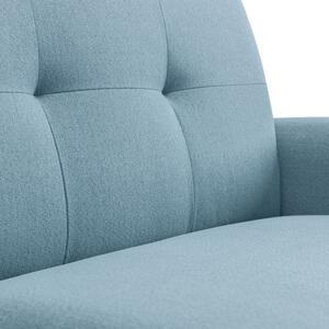 Monza Retro Style Fabric 3 Seater Sofa