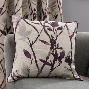 Zen Jacquard Cushion Plum Purple