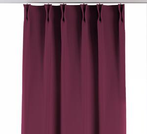 Double pinch pleat curtain