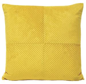Paoletti Large Infinity Honey Textured Cushion Yellow