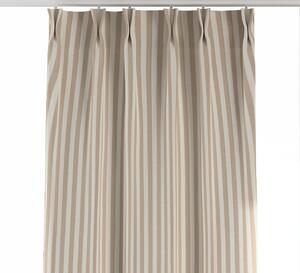 Double pinch pleat curtain