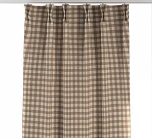 Double pinch pleat curtain