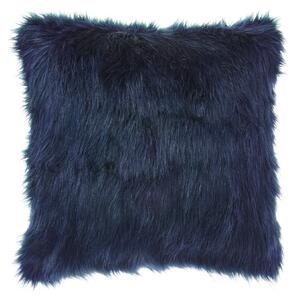 Fluffy Faux Fur Cushion Cover Navy
