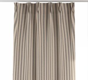 Double pinch pleat curtain