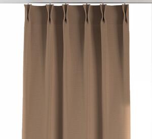 Double pinch pleat curtain