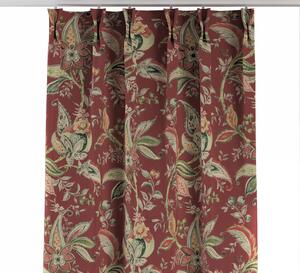 Double pinch pleat curtain