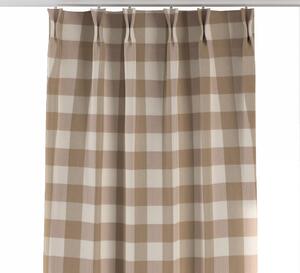 Double pinch pleat curtain