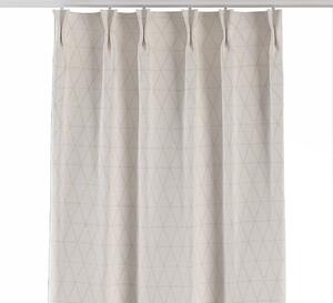 Double pinch pleat curtain