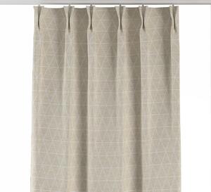 Double pinch pleat curtain
