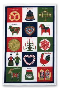 Almedahls Landskap kitchen towel multi