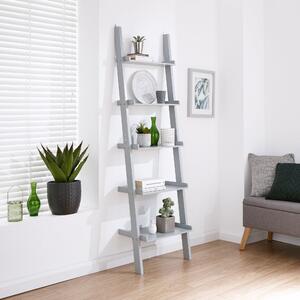Large Ladder Shelving Unit Grey
