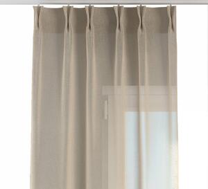 Double pinch pleat curtain