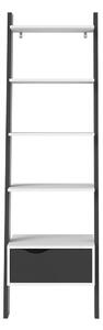 Oslo Leaning 1 Drawer Bookcase