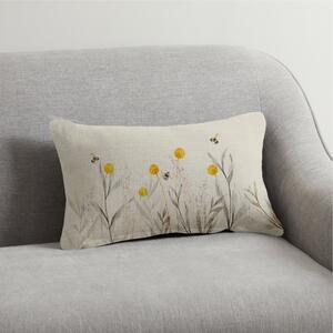 Meadow Bee Cushion Yellow/Black/Grey