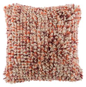 Ava Textured Cushion Orange, Pink and Beige