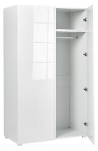 Puro Modern 2 Doors White Wardrobe