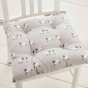 Penny the Sheep Set of 2 Seat Pads Grey