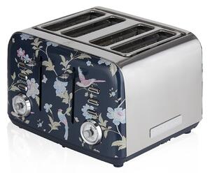 Laura Ashley VQSBT583BSUK Elveden 4 Slice Toaster - Blue